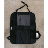 Organizator auto, Petite&Mars, Cu suport pentru tableta, Cu multiple buzunare, Black