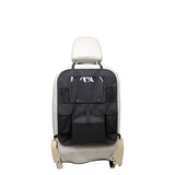 Organizator auto, Petite&Mars, Cu suport pentru tableta, Cu multiple buzunare, Black