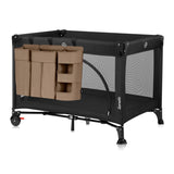 Organizator multifunctional, Lionelo, Sidepocket L, 58x11x58 cm, 3 parti independente cu multiple buzunare, Universal, Constructie ranforsata, Bej