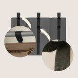 Organizator multifunctional, Lionelo, Sidepocket L, 58x11x58 cm, 3 parti independente cu multiple buzunare, Universal, Constructie ranforsata, Gri