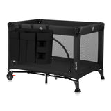 Organizator multifunctional, Lionelo, Sidepocket L, 58x11x58 cm, 3 parti independente cu multiple buzunare, Universal, Constructie ranforsata, Negru