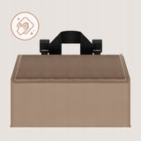 Organizator multifunctional, Lionelo, Sidepocket M, 43x15x23 cm, 3 compartimente, Universal, Constructie ranforsata, Bej