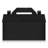 Organizator multifunctional, Lionelo, Sidepocket M, 43x15x23 cm, 3 compartimente, Universal, Constructie ranforsata, Negru