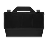 Organizator multifunctional, Lionelo, Sidepocket M, 43x15x23 cm, 3 compartimente, Universal, Constructie ranforsata, Negru