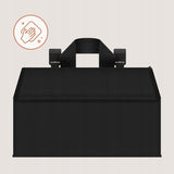 Organizator multifunctional, Lionelo, Sidepocket M, 43x15x23 cm, 3 compartimente, Universal, Constructie ranforsata, Negru