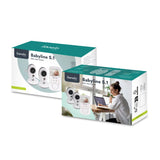 Video monitor, Lionelo, Babyline 5.1, Wireless, Cu 8 cantece de leagan, Cu doua camere independente, Mod nocturn, Utilizare 24 h fara incarcare, Alb