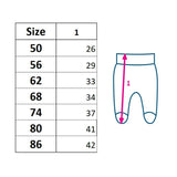 Pantalonasi, New Baby, Cu botosei, Marime 56, Din bumbac 100%, Classic II Grey with stars