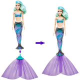 Papusa Barbie by Mattel Color Reveal Wave Sirena surpriza