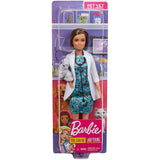 Papusa Barbie by Mattel Careers Medic veterinar cu figurina pisica