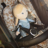 Papusa, Petite&Mars, Elise, Din plus, 35 cm, Ambalaj cu mini puzzle din carton, 0 luni+, Multicolor