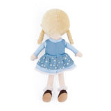 Papusa, Petite&Mars, Elise, Din plus, 35 cm, Ambalaj cu mini puzzle din carton, 0 luni+, Multicolor