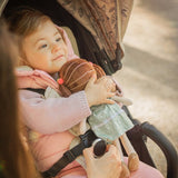 Papusa, Petite&Mars, Hannah, Din plus, 35 cm, Ambalaj cu mini puzzle din carton, 0 luni+, Multicolor