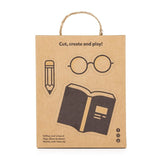 Papusa, Petite&Mars, Hannah, Din plus, 35 cm, Ambalaj cu mini puzzle din carton, 0 luni+, Multicolor