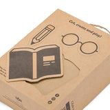 Papusa, Petite&Mars, Hannah, Din plus, 35 cm, Ambalaj cu mini puzzle din carton, 0 luni+, Multicolor