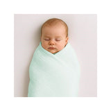 Paturica bebe, New Baby, 70x100 cm, Din muselina, 100% bumbac certificat Oeko Tex Standard 100, Mint