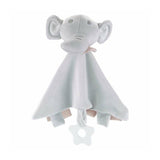 Paturica, Free2Play, Elephant, Moale, Cu zornaitoare, Cu jucarie dentitie, 33 x 33 x 8 cm, Grey