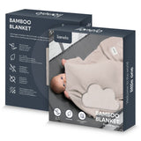 Paturica multifunctionala, Lionelo, Din bambus, Cu proprietati de termoreglare, Antibacteriana, Antifungica, Antialergice, Lavabila la masina de spalat, 100x75 cm, Bej