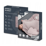 Paturica multifunctionala, Lionelo, Din bambus, Cu proprietati de termoreglare, Antibacteriana, Antifungica, Antialergice, Lavabila la masina de spalat, 100x75 cm, Roz