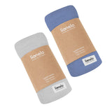 Muselina, Lionelo, Multifunctionala, Din bambus, Ideala pentru infasat, Cu proprietati antibacteriene, antifungice si antialergice, Lavabila la masina de spalat, 120x120 cm, Albastru