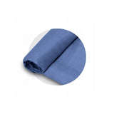 Muselina, Lionelo, Multifunctionala, Din bambus, Ideala pentru infasat, Cu proprietati antibacteriene, antifungice si antialergice, Lavabila la masina de spalat, 120x120 cm, Albastru