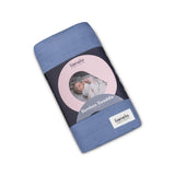 Muselina, Lionelo, Multifunctionala, Din bambus, Ideala pentru infasat, Cu proprietati antibacteriene, antifungice si antialergice, Lavabila la masina de spalat, 120x120 cm, Albastru