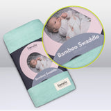 Muselina, Lionelo, Multifunctionala, Din bambus, Ideala pentru infasat, Cu proprietati antibacteriene, antifungice si antialergice, Lavabila la masina de spalat, 120x120 cm, Verde