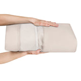 Patut co-sleeper, Lionelo, Leonie Plus, Pliabil, Cu sistem de leganare, Cu setare unghiulara, Reglabil in 6 pozitii pe inaltime, Conform cu standardele europeane de securitate EN1130 si EN16890, Bej