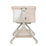 Patut co-sleeper, Lionelo, Leonie Plus, Pliabil, Cu sistem de leganare, Cu setare unghiulara, Reglabil in 6 pozitii pe inaltime, Conform cu standardele europeane de securitate EN1130 si EN16890, Bej