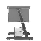 Patut co-sleeper, Lionelo, Thomi Plus, 5 in 1, Multifunctional, Sustine pana la 9 kg ca patut, 15 kg tarc de joaca, 100 kg canapea, Inaltime reglabila in 7 pozitii, De la nastere pana la 4 ani, Cu 2 saltele din spuma T25, 94x70x77-93,5 cm, Gri