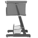 Patut co-sleeper, Lionelo, Thomi Plus, 5 in 1, Multifunctional, Sustine pana la 9 kg ca patut, 15 kg tarc de joaca, 100 kg canapea, Inaltime reglabila in 7 pozitii, De la nastere pana la 4 ani, Cu 2 saltele din spuma T25, 94x70x77-93,5 cm, Gri