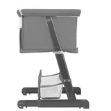 Patut co-sleeper, Lionelo, Thomi Plus, 5 in 1, Multifunctional, Sustine pana la 9 kg ca patut, 15 kg tarc de joaca, 100 kg canapea, Inaltime reglabila in 7 pozitii, De la nastere pana la 4 ani, Cu 2 saltele din spuma T25, 94x70x77-93,5 cm, Gri