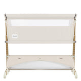 Patut co-sleeper, Lionelo, Thomi Plus, 5 in 1, Multifunctional, Sustine pana la 9 kg ca patut, 15 kg tarc de joaca, 100 kg canapea, Inaltime reglabila in 7 pozitii, De la nastere pana la 4 ani, Cu 2 saltele din spuma T25, 94x70x77-93,5 cm, Bej