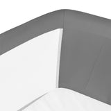 Patut co-sleeper, Lionelo, Thomi Plus, 5 in 1, Multifunctional, Sustine pana la 9 kg ca patut, 15 kg tarc de joaca, 100 kg canapea, Inaltime reglabila in 7 pozitii, De la nastere pana la 4 ani, Cu 2 saltele din spuma T25, 94x70x77-93,5 cm, Gri