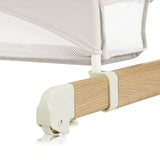 Patut co-sleeper, Lionelo, Thomi Plus, 5 in 1, Multifunctional, Sustine pana la 9 kg ca patut, 15 kg tarc de joaca, 100 kg canapea, Inaltime reglabila in 7 pozitii, De la nastere pana la 4 ani, Cu 2 saltele din spuma T25, 94x70x77-93,5 cm, Bej