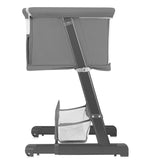 Patut co-sleeper, Lionelo, Thomi Plus, 5 in 1, Multifunctional, Sustine pana la 9 kg ca patut, 15 kg tarc de joaca, 100 kg canapea, Inaltime reglabila in 7 pozitii, De la nastere pana la 4 ani, Cu 2 saltele din spuma T25, 94x70x77-93,5 cm, Gri