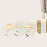 Patut co-sleeper, Lionelo, Thomi Plus, 5 in 1, Multifunctional, Sustine pana la 9 kg ca patut, 15 kg tarc de joaca, 100 kg canapea, Inaltime reglabila in 7 pozitii, De la nastere pana la 4 ani, Cu 2 saltele din spuma T25, 94x70x77-93,5 cm, Bej