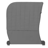 Patut co-sleeper, Lionelo, Thomi Plus, 5 in 1, Multifunctional, Sustine pana la 9 kg ca patut, 15 kg tarc de joaca, 100 kg canapea, Inaltime reglabila in 7 pozitii, De la nastere pana la 4 ani, Cu 2 saltele din spuma T25, 94x70x77-93,5 cm, Gri