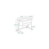 Patut co-sleeper, Lionelo, Thomi Plus, 5 in 1, Multifunctional, Sustine pana la 9 kg ca patut, 15 kg tarc de joaca, 100 kg canapea, Inaltime reglabila in 7 pozitii, De la nastere pana la 4 ani, Cu 2 saltele din spuma T25, 94x70x77-93,5 cm, Gri