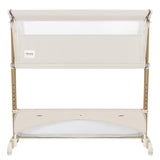 Patut co-sleeper, Lionelo, Thomi Plus, 5 in 1, Multifunctional, Sustine pana la 9 kg ca patut, 15 kg tarc de joaca, 100 kg canapea, Inaltime reglabila in 7 pozitii, De la nastere pana la 4 ani, Cu 2 saltele din spuma T25, 94x70x77-93,5 cm, Bej