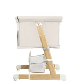 Patut co-sleeper, Lionelo, Thomi Plus, 5 in 1, Multifunctional, Sustine pana la 9 kg ca patut, 15 kg tarc de joaca, 100 kg canapea, Inaltime reglabila in 7 pozitii, De la nastere pana la 4 ani, Cu 2 saltele din spuma T25, 94x70x77-93,5 cm, Bej