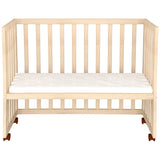 Patut copii din lemn co-sleeper Hubners Eva 94x46 cm natur