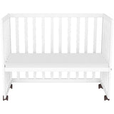 Patut copii din lemn co-sleeper Hubners Matei 94x46 cm alb
