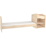 Patut copii transformabil din lemn Hubners Eva Kombi 120x60 cm natur