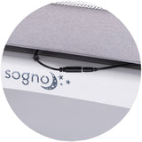 Patut cu leganare si cantar integrat Chipolino Sogno 2 in 1 grey