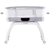 Patut cu leganare si cantar integrat Chipolino Sogno 2 in 1 grey