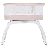 Patut cu leganare si cantar integrat Chipolino Sogno 2 in 1 macadamia