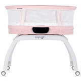 Patut cu leganare si cantar integrat Chipolino Sogno 2 in 1 pink