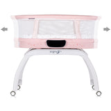 Patut cu leganare si cantar integrat Chipolino Sogno 2 in 1 pink