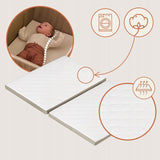 Patut multifunctional, Lionelo, Alice, 3 in 1, 2 trepte de inaltime pentru saltea, Pliabil, Material rezistent Oxford 300D, Cu iesire laterala, Geanta de transport, Pana 15 kg, 0 luni+, 104×70×74 cm, Bej