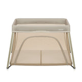 Patut multifunctional, Lionelo, Alice, 3 in 1, 2 trepte de inaltime pentru saltea, Pliabil, Material rezistent Oxford 300D, Cu iesire laterala, Geanta de transport, Pana 15 kg, 0 luni+, 104×70×74 cm, Bej